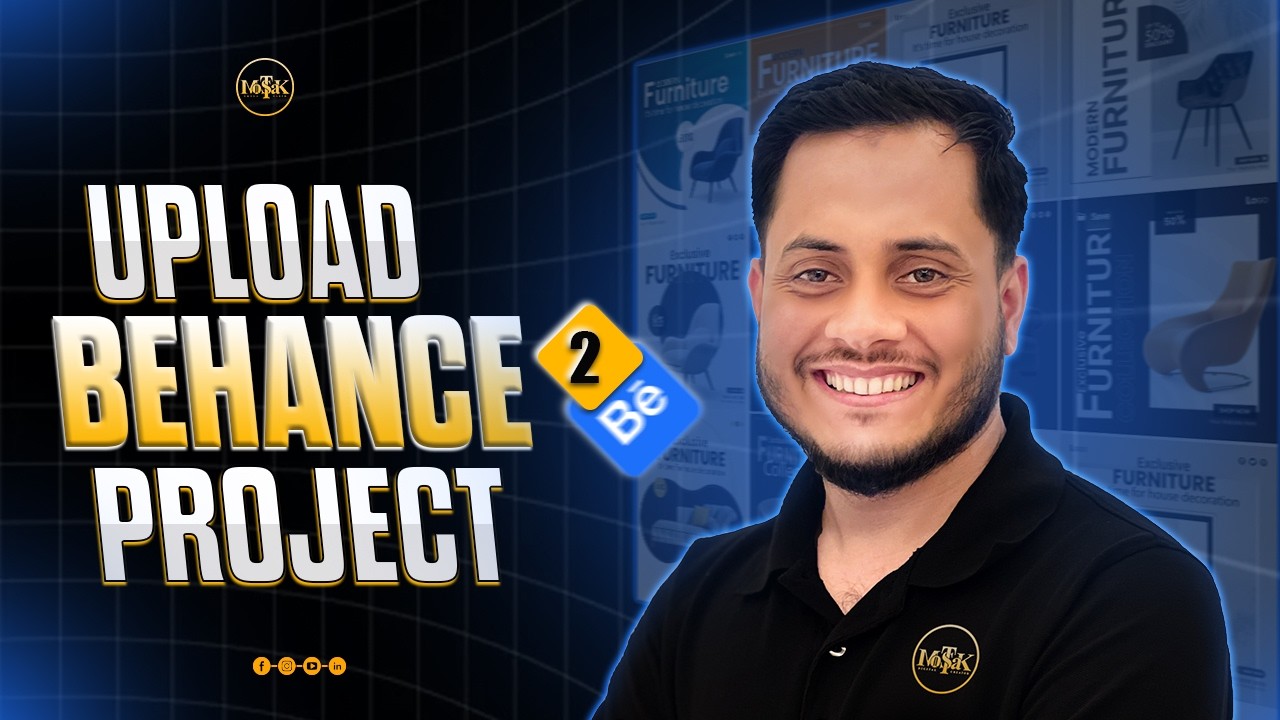 Behance Project Upload Process Tutorial | Full Guide for Designers