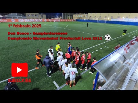 1° febbraio 2025  DON BOSCO - SAMPIERDARENESE Campionato Provinciale Giovanissimi Leva 2011