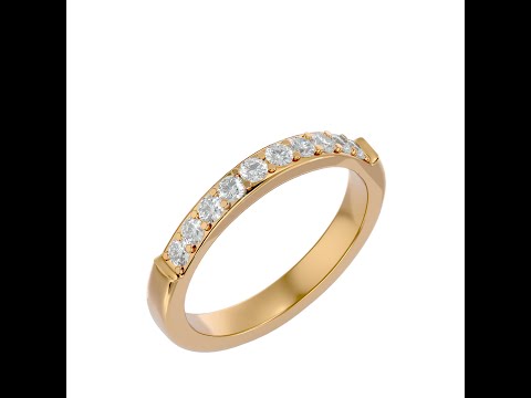 Inel Semi-Eternity Regal Briliant Aur 18k Genuine Diamonds - Donna