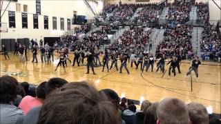 Volcano Vista High Teachers Dancing At The 2016 Winter Assembly