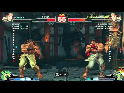 Daigo Umehara (Ryu) vs a number nine (Ryu) AE2012 Endless Match *720p HD*