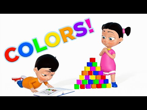 Learn Colors | Colour Song | English Nursery Rhymes and Baby Song by Nani & Babu