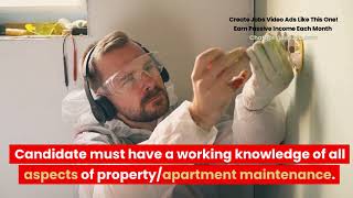 Maintenance person in Milwaukee $21 per hour