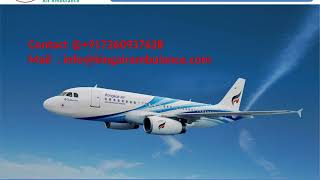 Hire Air Ambulance in Bhopal and Jabalpur with Medical Support