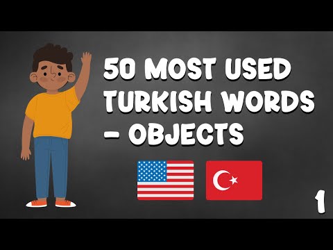 50 Most Used Turkish Words | Turkish Vocabulary #1
