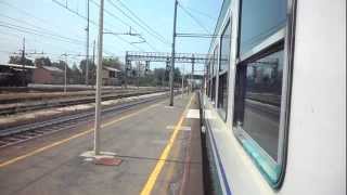 preview picture of video 'Frecciabianca (EuroCity) at speed (Rovato Railway Station)'