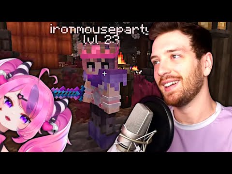 CDawgVODs - Playing Medieval Minecraft With Ironmouse! (Part 1)