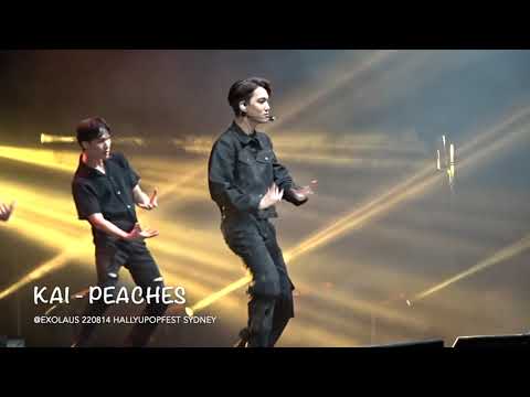 220813 KAI - PEACHES #hallyupopfest Sydney [EXOLAUS Fancam]
