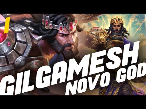 CONHEÇA GILGAMESH - O novo god do game! - Smite Brasil Season 8 Patch 8.4 - PT BR