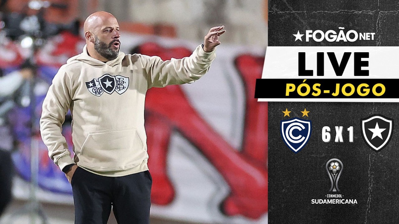 LIVE | Pós-jogo e repercussão de Cienciano 6 x 1 Botafogo pela ida das oitavas da Sul-Americana
