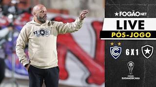 FOGÃONET LIVE: CIENCIANO 6 X1  BOTAFOGO (PÓS JOGO) | 1º JOGO OITAVAS DE FINAL SUL-AMERICANA