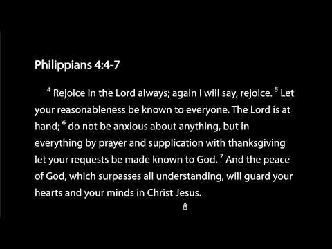 Savoring Scripture - Philippians 4:4-7 (Part 1)