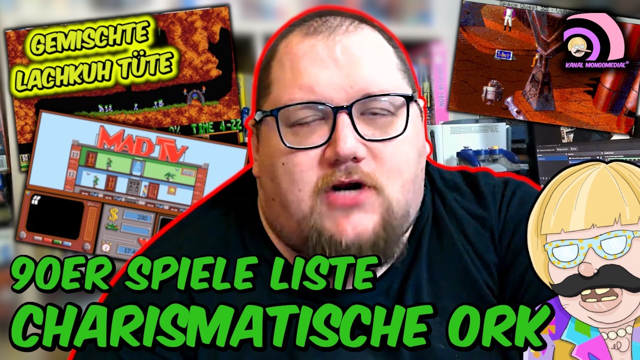 Mongotar: CHARISMATISCHER ORK - Top 10 1990er Games. Ork kennt keines davon?! |Kanal Mongomedial