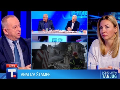 Analiza štampe 21.01.23. - Žarko Rakić i Tatjana Macura • DOBRO JUTRO TANJUG