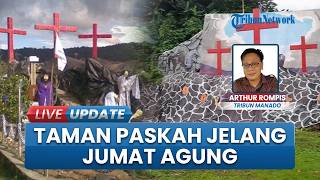 Gereja Dihiasi Taman Paskah Jelang Jumat Agung, Jemaat Manado Utara Kreatif Bikin Dekorasi