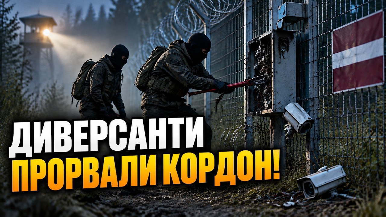 ⚡ Невідомі в масках атакували кордон Латвії: ГРИГОРІЄВ розкрив зухвалу опер