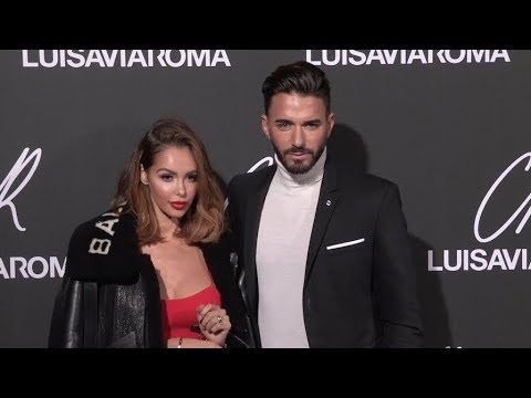 Nabilla Benattia, Thomas Vergara at CR Fashion Book x LuisaViaRoma Photocall