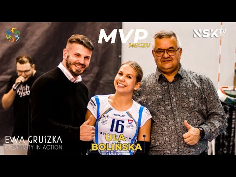tv.nsk.pl [MVP Ula Bolińska] ECO HARPOON LOS Nowy Dwór Maz. - SMS PZPS Szczyrk I 3:0 2023-10-21