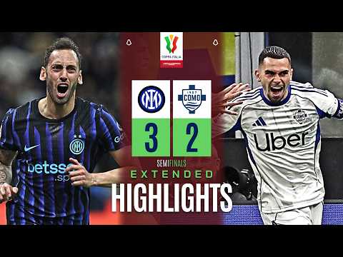 INTER-COMO 3-2 | EXTENDED HIGHLIGHTS | COPPA ITALIA FRECCIAROSSA 2025/26