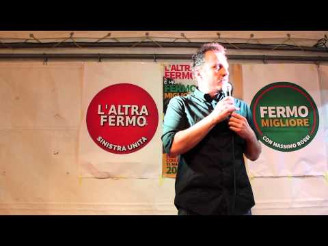 GIORGIO MONTANINI cena a Rione Murato per Massimo Rossi (16 maggio 2015)