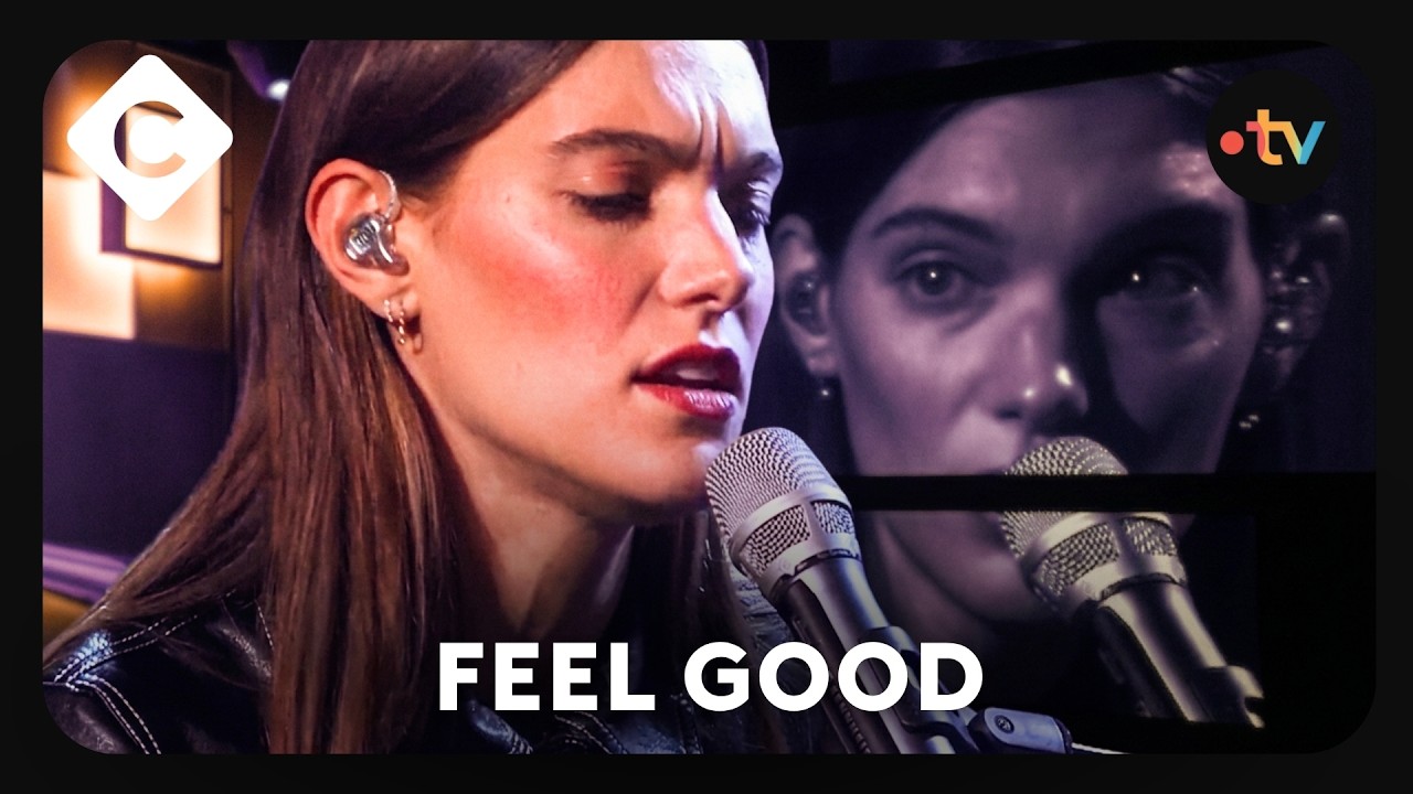 Charlotte Cardin en live avec son tube "Feel Good"