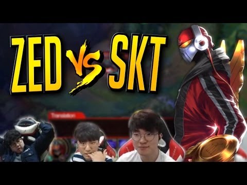 Zed vs SKT - Faker's Stream Highlights (Translated)