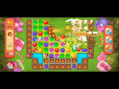 Gardenscapes Level schweres 2394 beim 1. Versuch