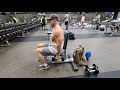 Coach Bill seated single arm dumbbells' curls