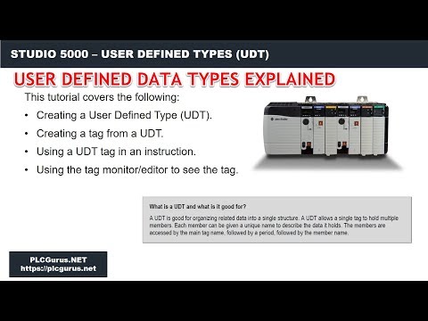 PLCGurus.NET - Studio 5000 User Defined Types (UDTs)