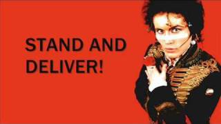 Adam &amp; the ants - stand and deliver lyrics