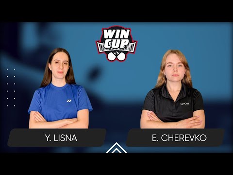 12:00 Yaroslava Lisna - Evelina Cherevko 01.07.2025 WINCUP Women Professional. Table 1