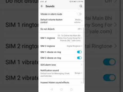 How to Set Sound Setting in Honor Phone