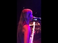 Jen Youngs sings at the Don't Hit Quit Benefit at The Joint