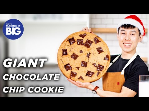 I Made A Giant 20-Pound Chocolate Chip Cookie • Tasty