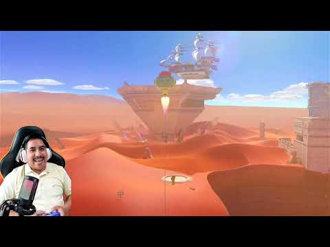 SUPER MARIO ODYSSEY (Reino de Las Arenas) Modo Historia 65 energilunas y 100 monedas moradas