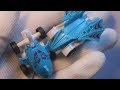 Blue White Purple Mini Transformation Dinosaur Robot Car