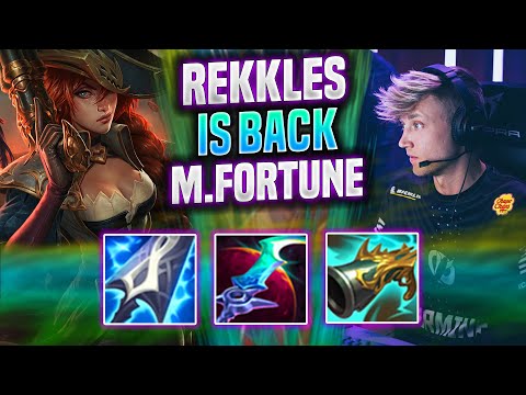 REKKLES BRINGS BACK MISS FORTUNE! - KC Rekkles Plays Miss Fortune ADC vs Kalista! | Season 2022