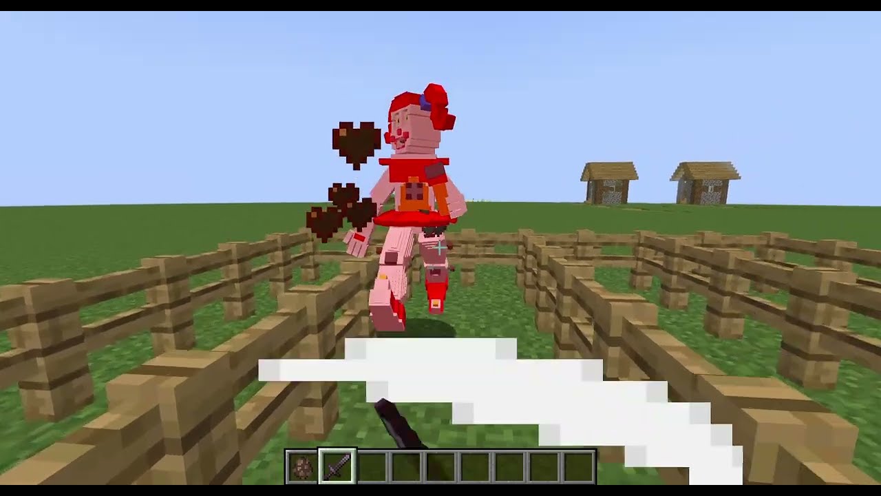 TODOS OS ANIMATRONICS DO SISTER LOCATION NO MINECRAFT!! 