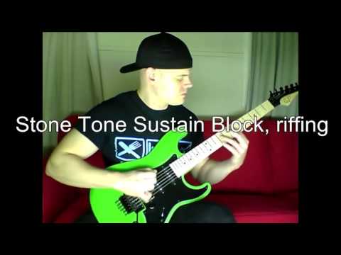 Stone Tone Sustain Block before:after w:same amp settings