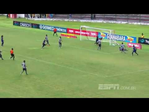 Gols - Madureira 2x0 Botafogo - Campeonato Carioca