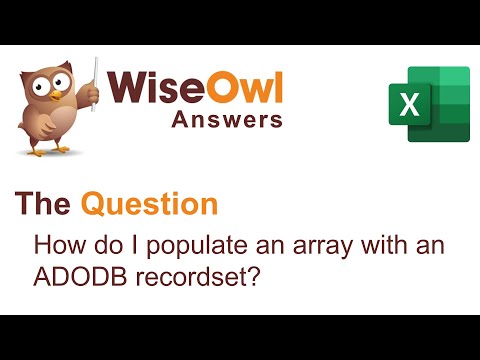 Excel VBA Introduction Part 58 1 SQL for Excel Files Basic Select Statements