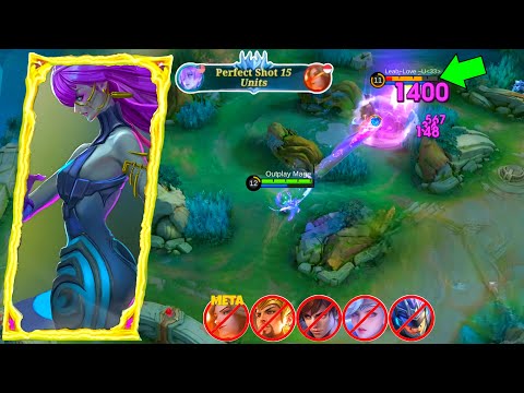 TOP SUPREME NOVARIA NEW BRUTAL ONESHOT BUILD & EMBLEM 2025 | MOBILE LEGENDS