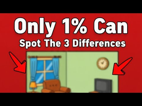 99% FAIL: Can You Spot All 3 Differences? Join the Challenge! 🚫🧐 #SpotTheDifference