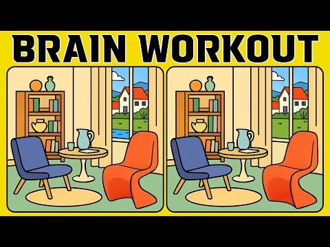 Brain Workout Challenge Spot the Difference (A Bit Tricky)