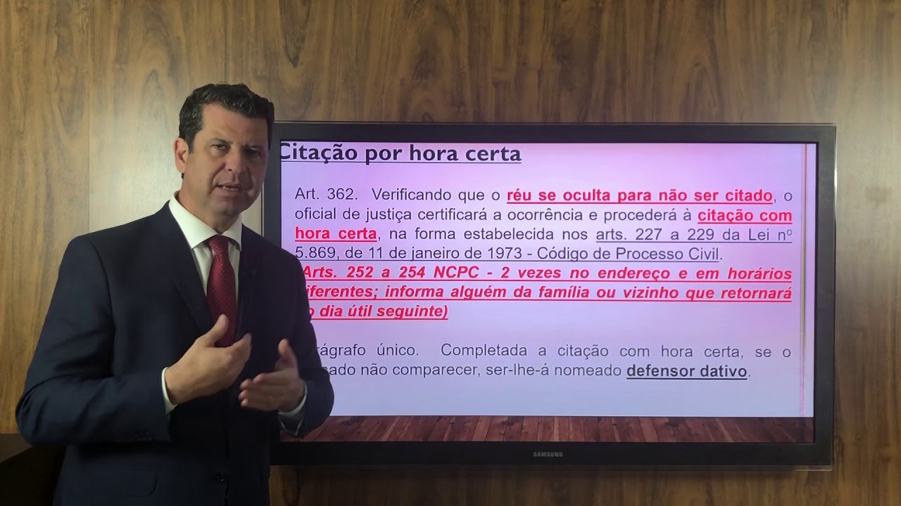 Procedimento comum ordinário - citação - aula 02 - Rodrigo Chemim