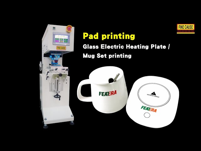 Glass Electric Heating Plate / Mug Set printing-Pad Printer-79