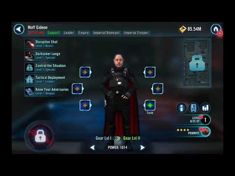 Star Wars: Galaxy of Heroes - Moff Gideon 7 Stars