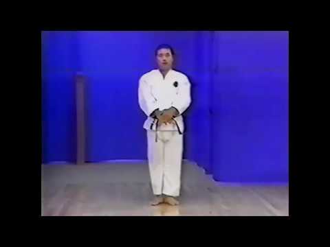 Goju ryu kata  Sepai Front view Full speed and power