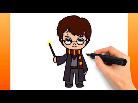 Comment Dessiner Harry Potter (Tutoriel De Dessin Facile)