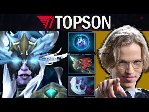 Drow Ranger Dota 2 Gameplay T1.Topson with Manta and 22 Kills - TI12